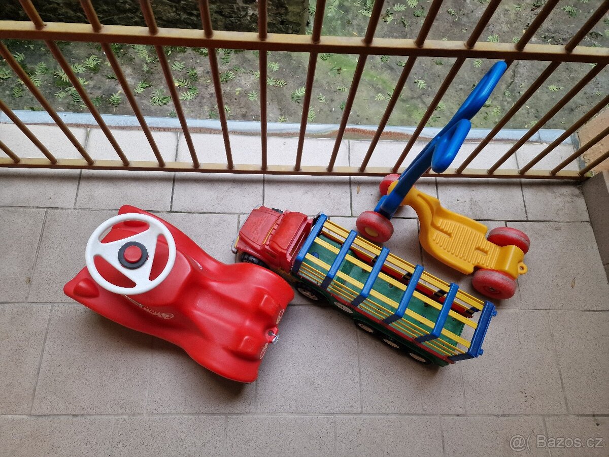 Odrážedlo-náklaďák-koloběžka - 2