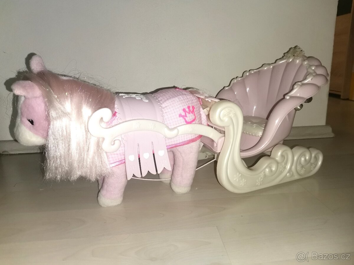 Sáňky s koníkem pro baby born - 2