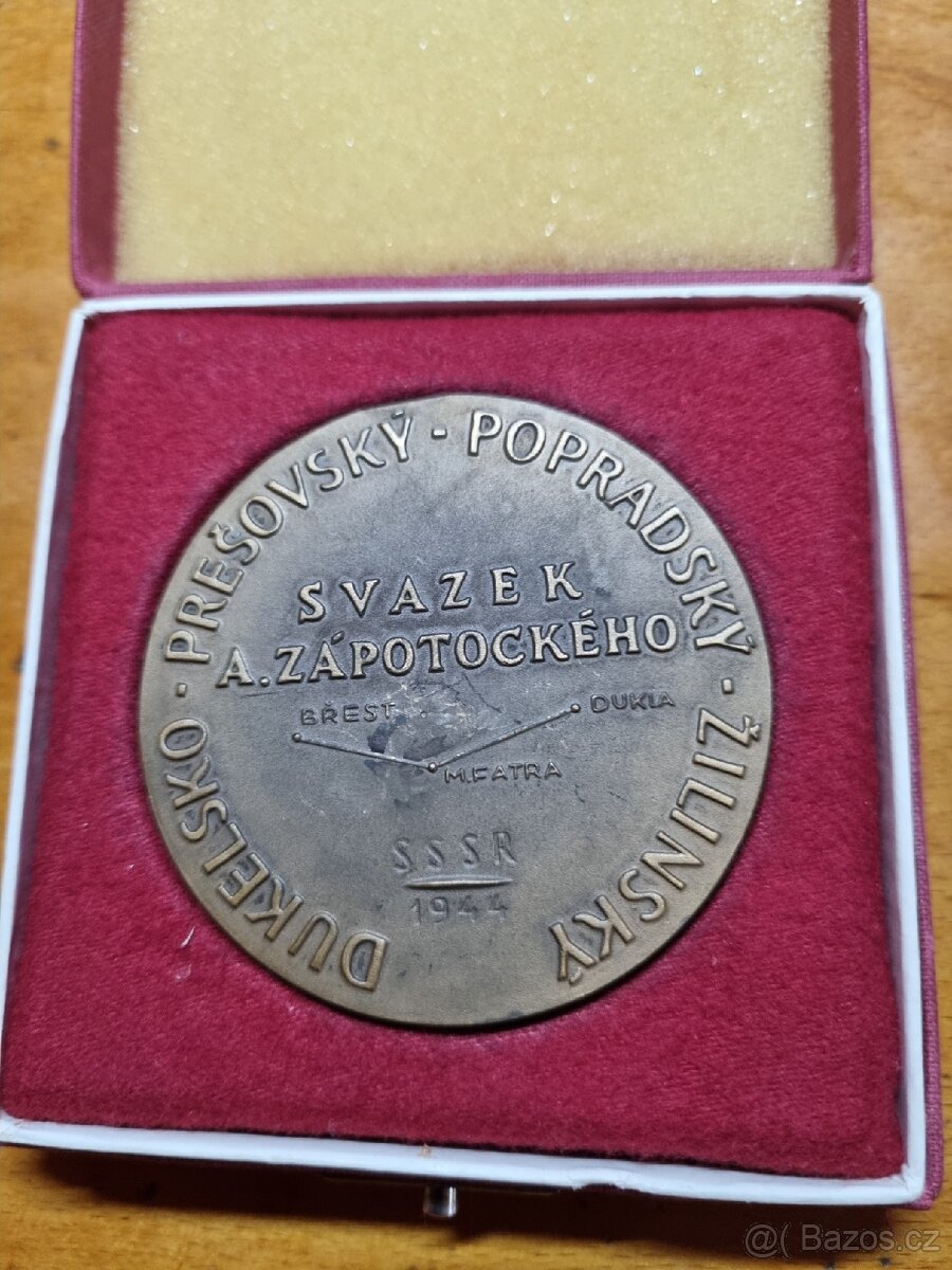 Pamětní medaile Dukelský průsmyk – Svazek A. Zápotockého - 2