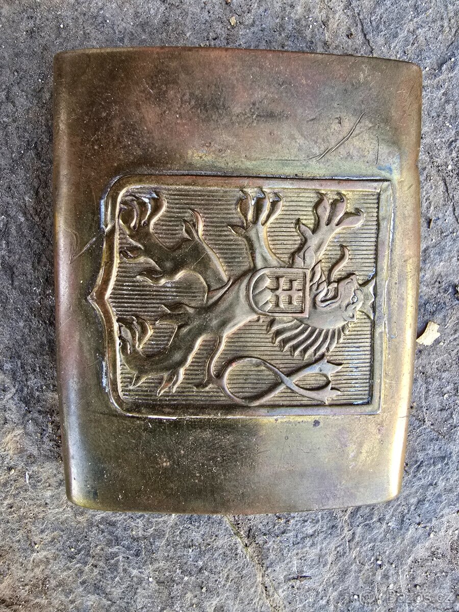 VOJENSKÁ PŘEZKA LEV - DVOUDÍLNÁ č 2 - 2