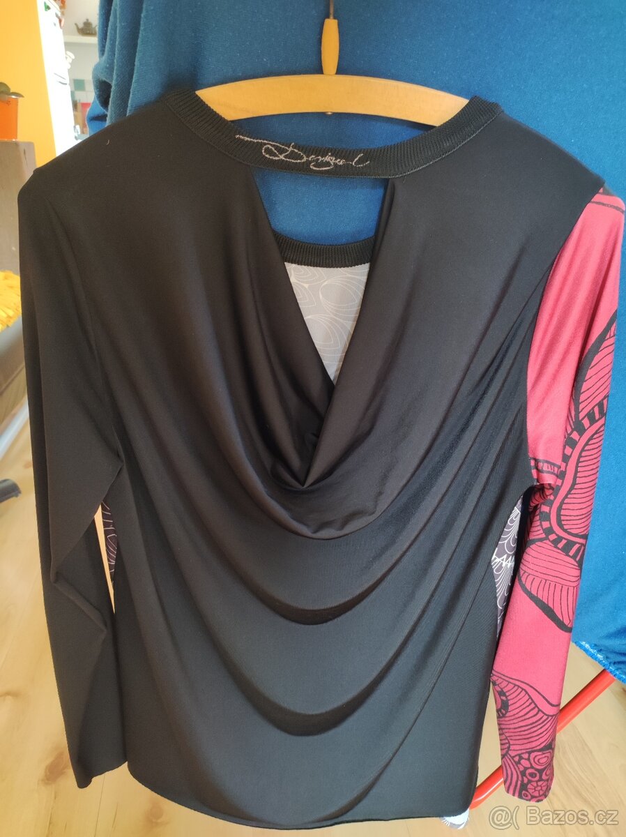 Halenka Desigual vel. M vínová - 2