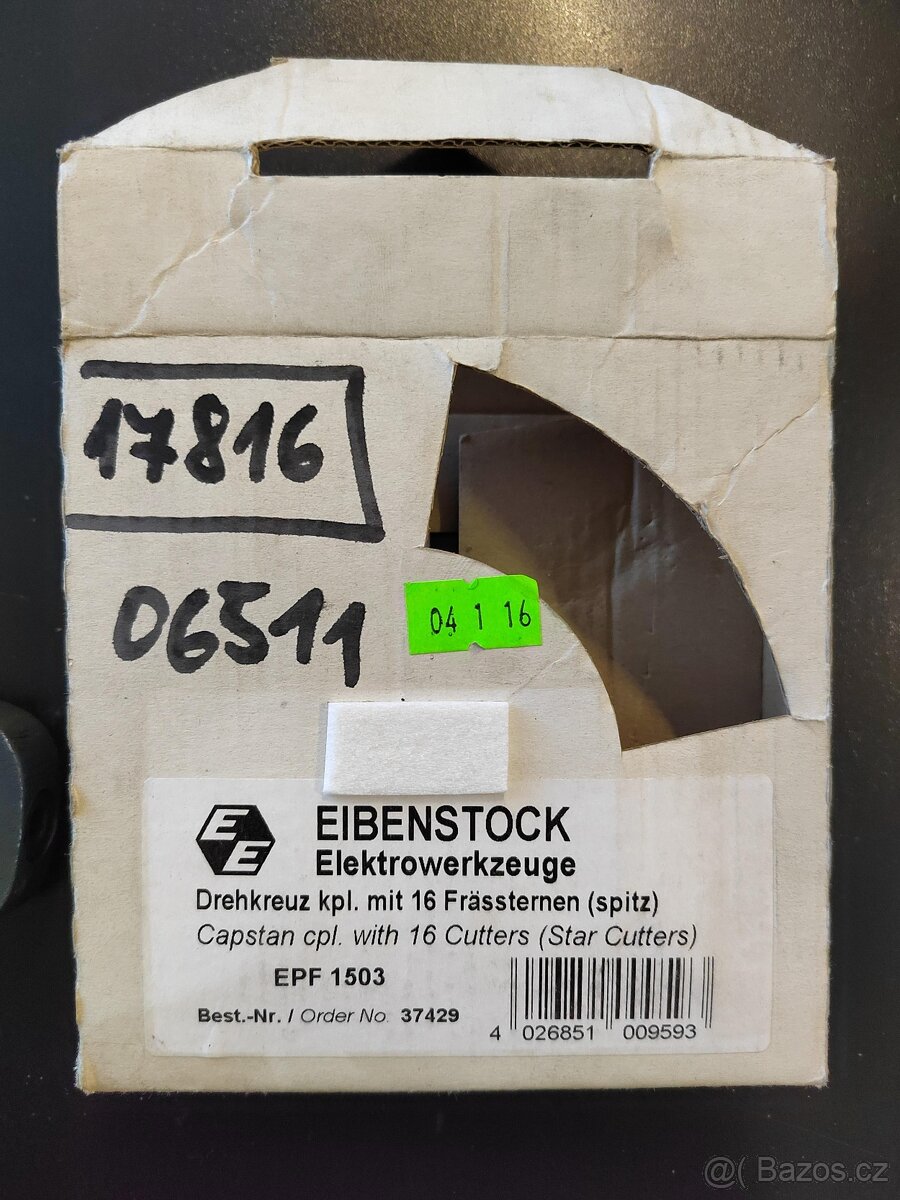 hvězdice brusné rovné – sada, vč kříže - 2