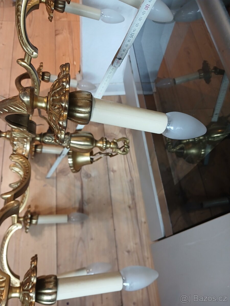 Lustr mosazný - 2