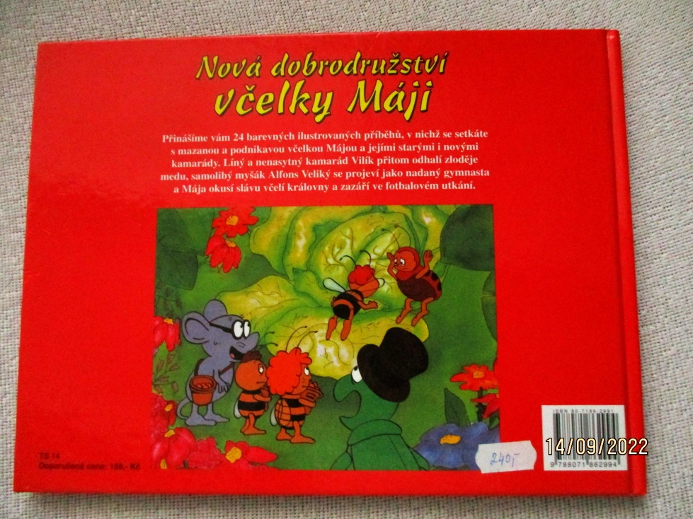 6/28-NOVÁ DOBRODRUŽSTVÍ VČELKY MÁJI- 1.vydání,rok 1998 - 2