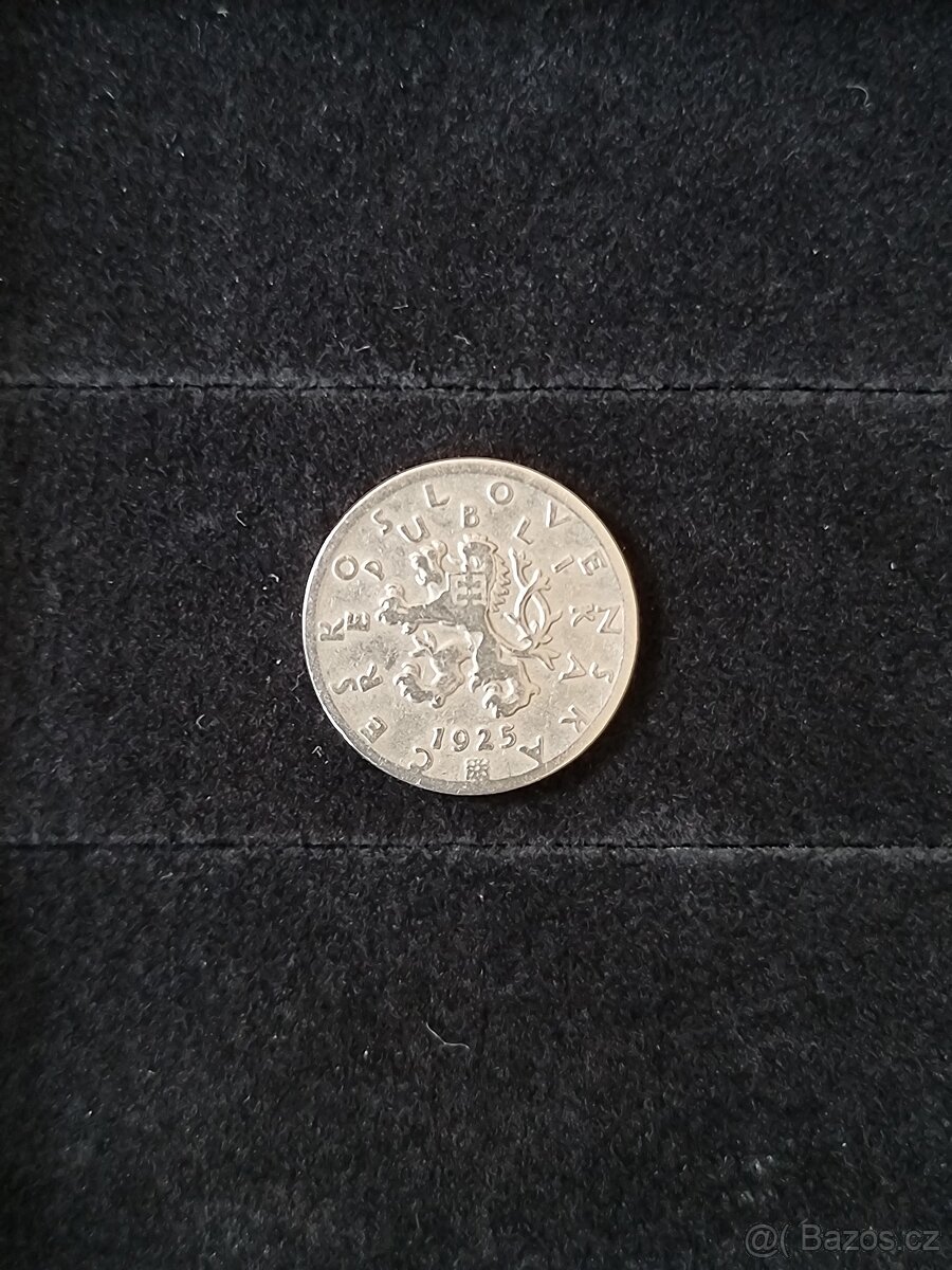 50 haleru 1925 mince - 2