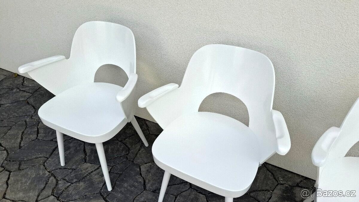 Retro křesílka TON Oswald Haerdtl 3ks - 2