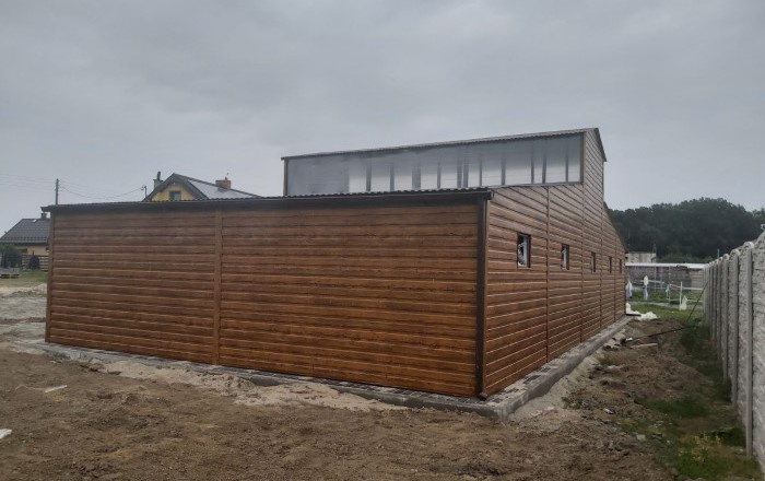 Garáž 15x6 se světlíkem - 2