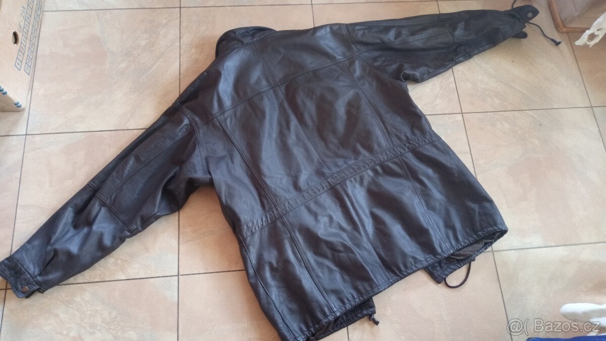 Kožený kabát zn. Bulur, vel. XXL - 2