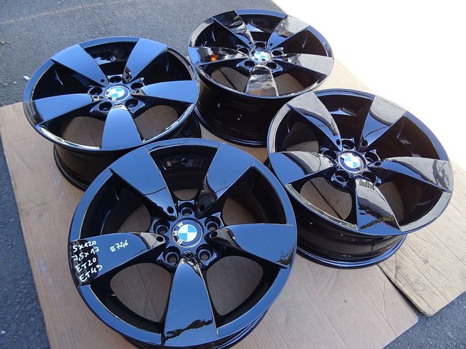 Alu disky origo BMW černé, 17", 5x120, dvourozměr - 2