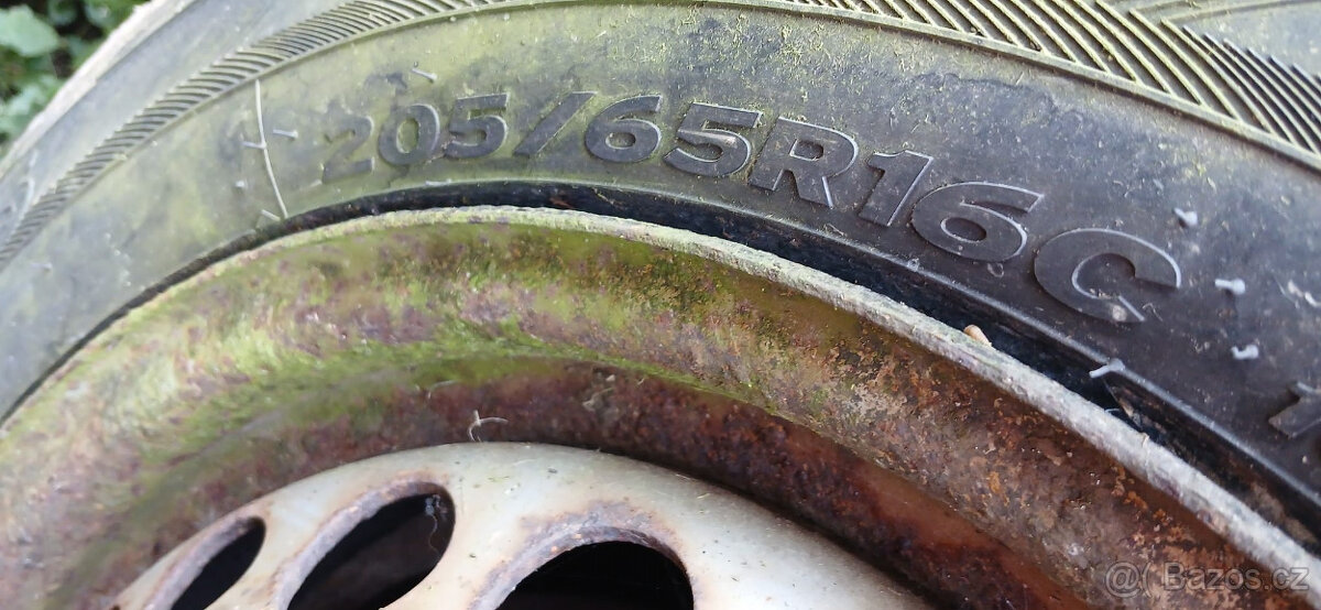 Zimní zátěžová kola na VW T5 rozměr 205/65R16C - 2