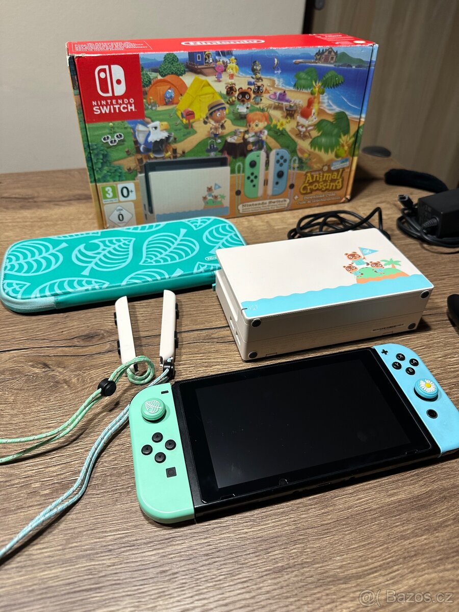 Nintendo switch v krásné limitované edici Animal Crossing - 2