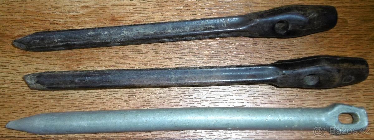 3 nemecke stanove koliky bakelit hlinik Wehrmacht Waffen SS - 2