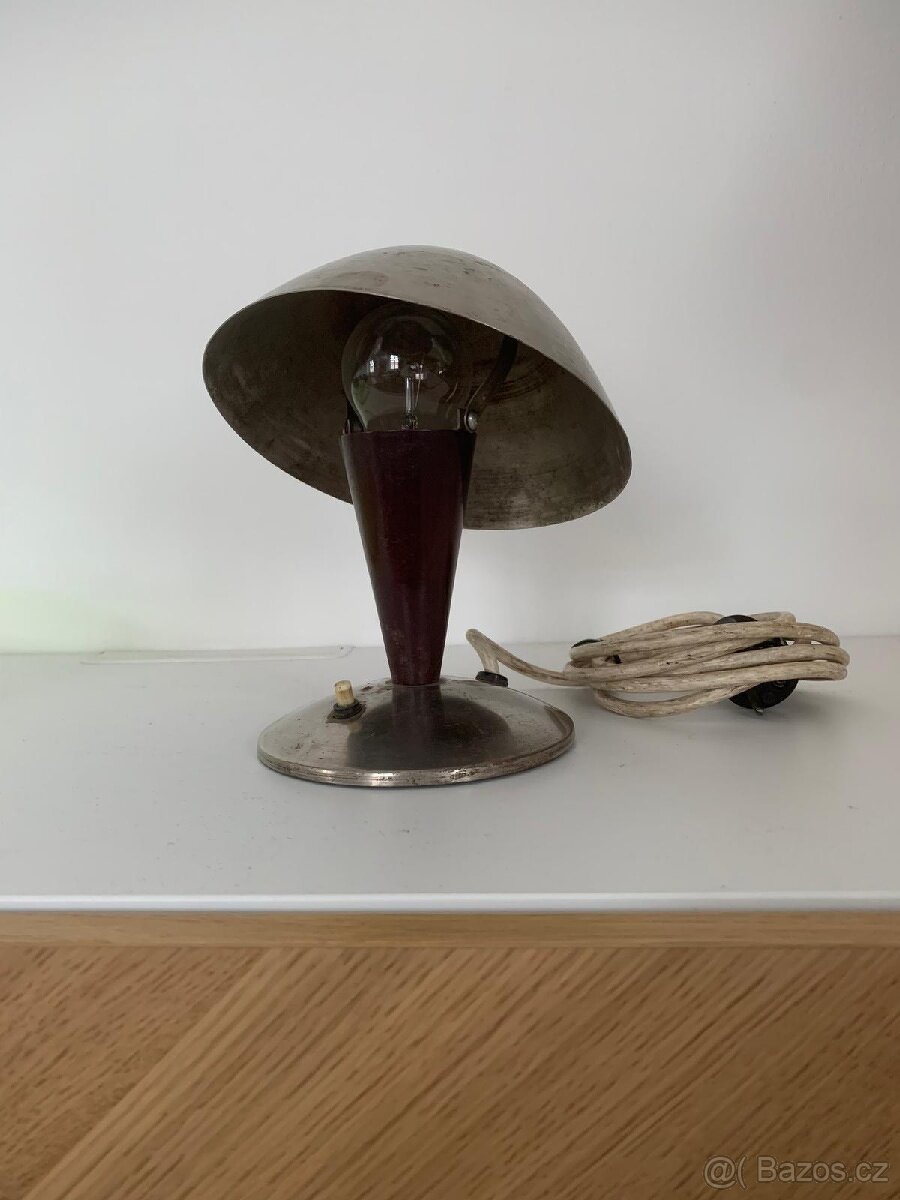 Lampa hříbek chrom bakelit
- 2