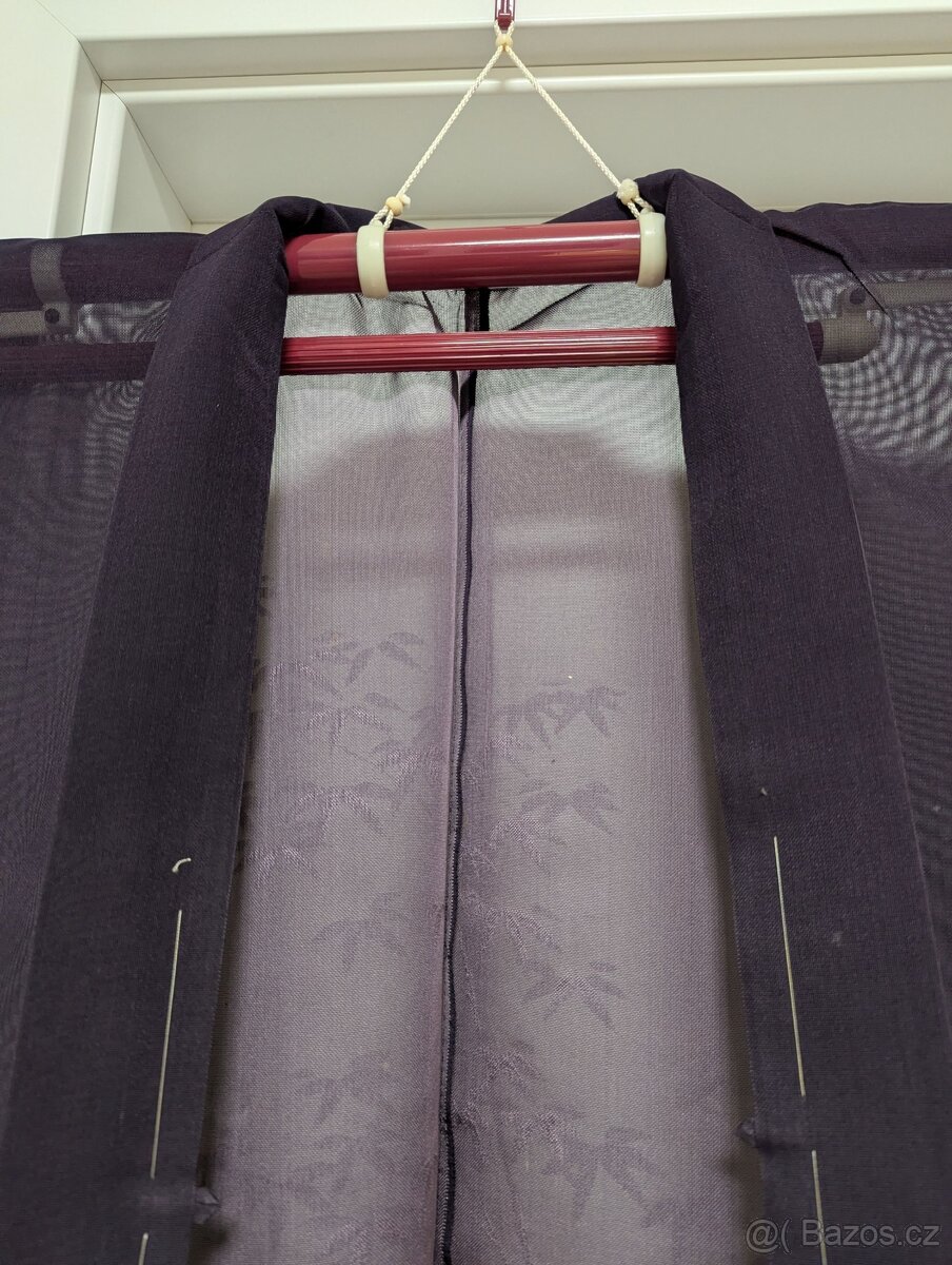 Dámský letní kabátek haori - bambus - 2