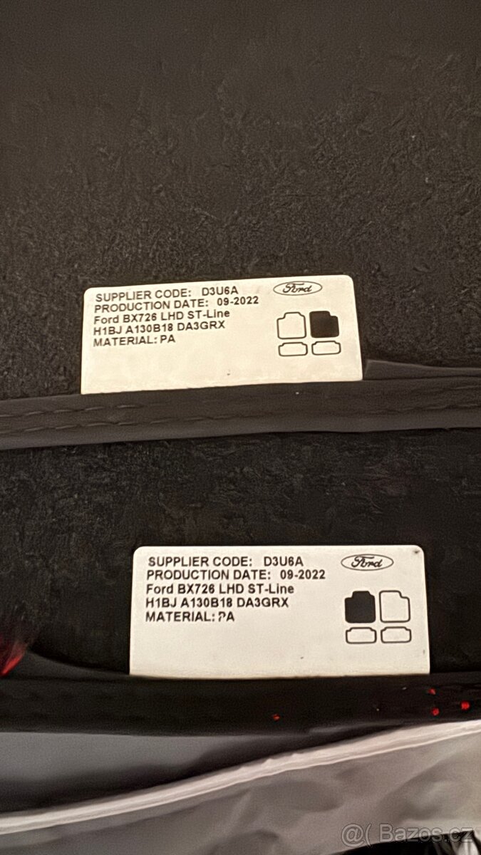 Ford Puma 2022 -> 2025 - Koberce + Vana ST Line - 2