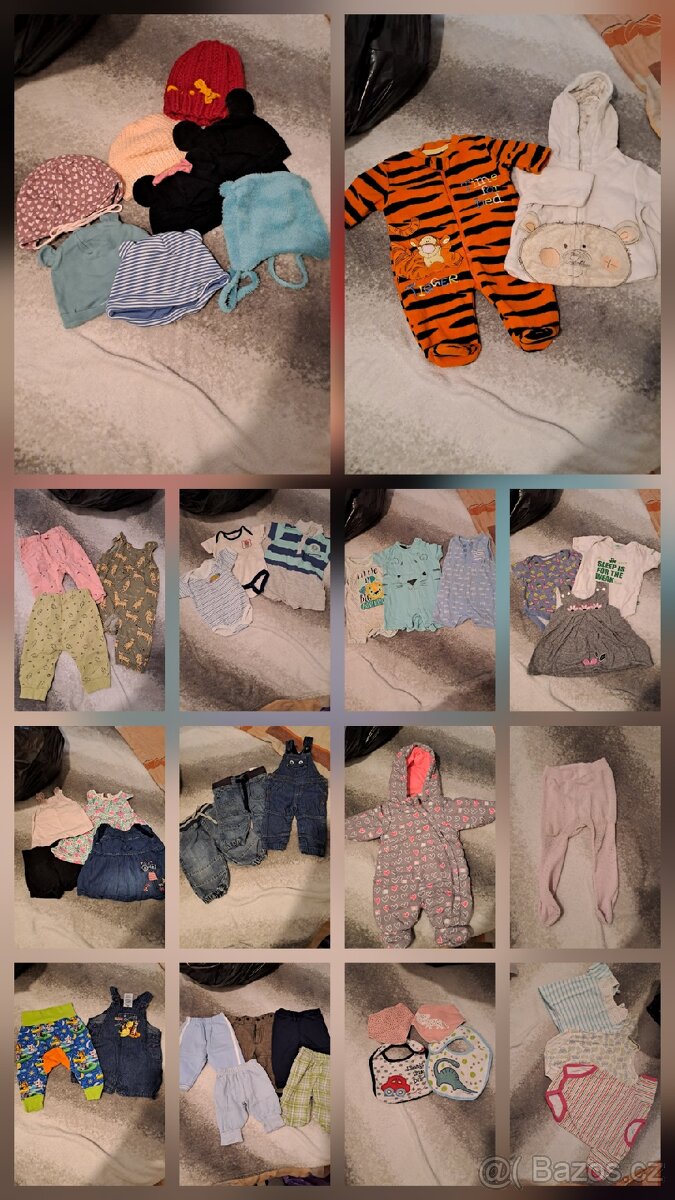 Dětské oblečení + chodítko - 2