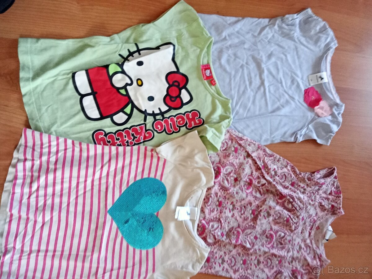 Dívčí trička a tílka vel. 110 - 2