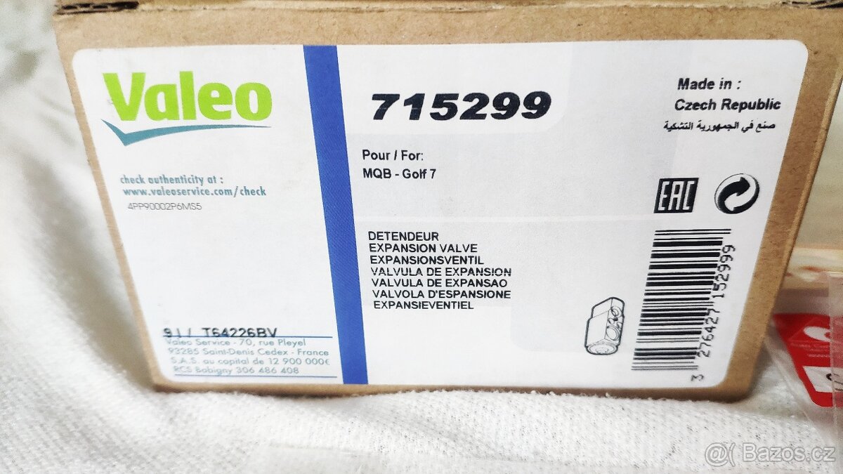 Nový expanzní ventil klimatizace 5Q0820679 - 2