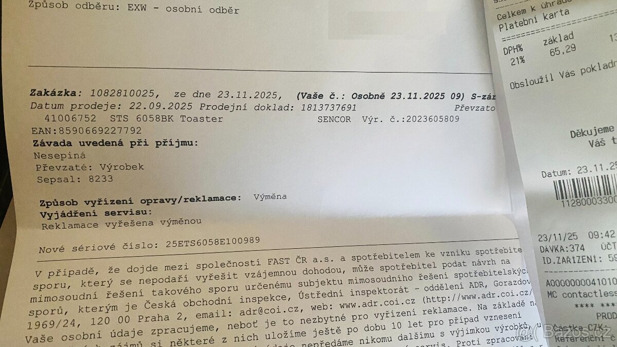Topinkovač Sencor - NOVÝ se zárukou - 2