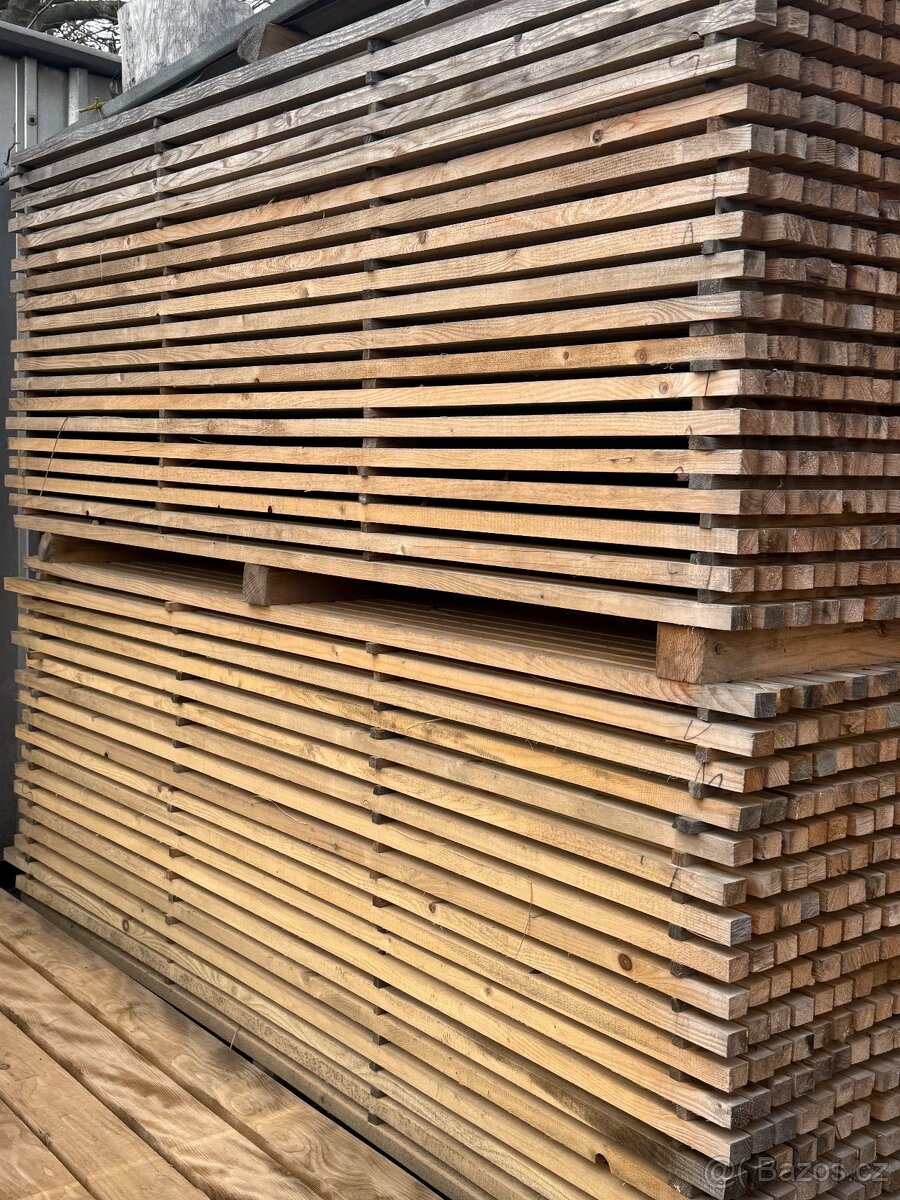 Střešní latě 5x4 - 3m - 2