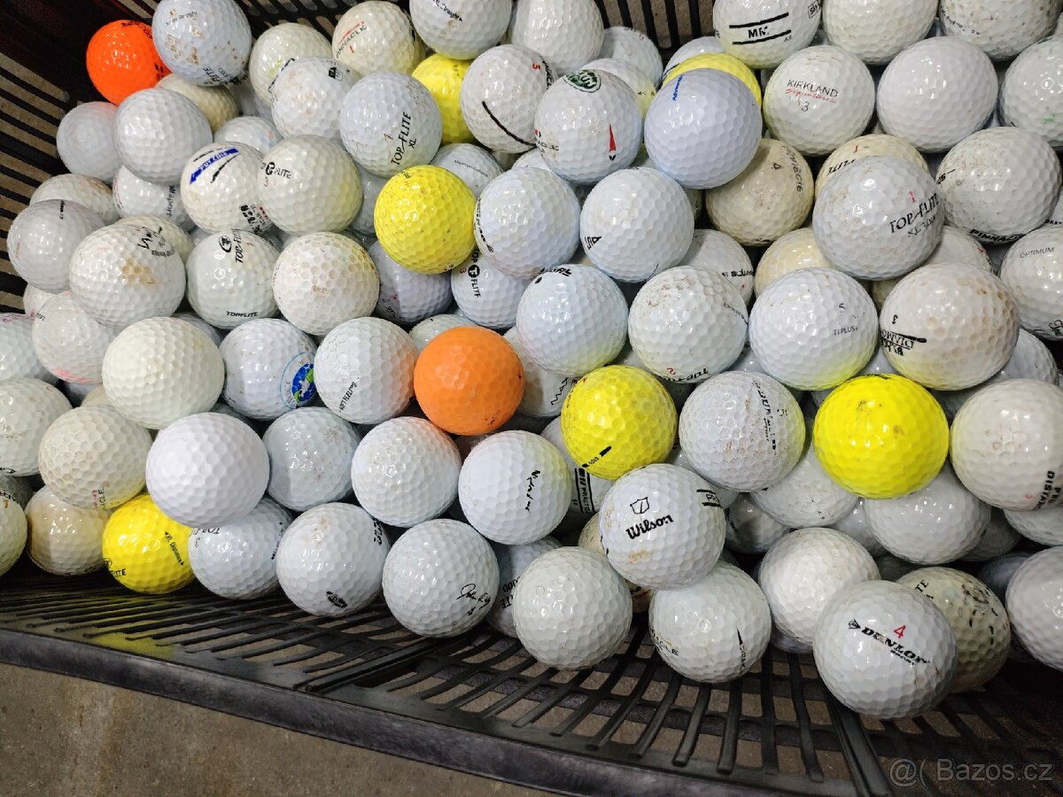 Golfové míčky stav 6/10 - 2