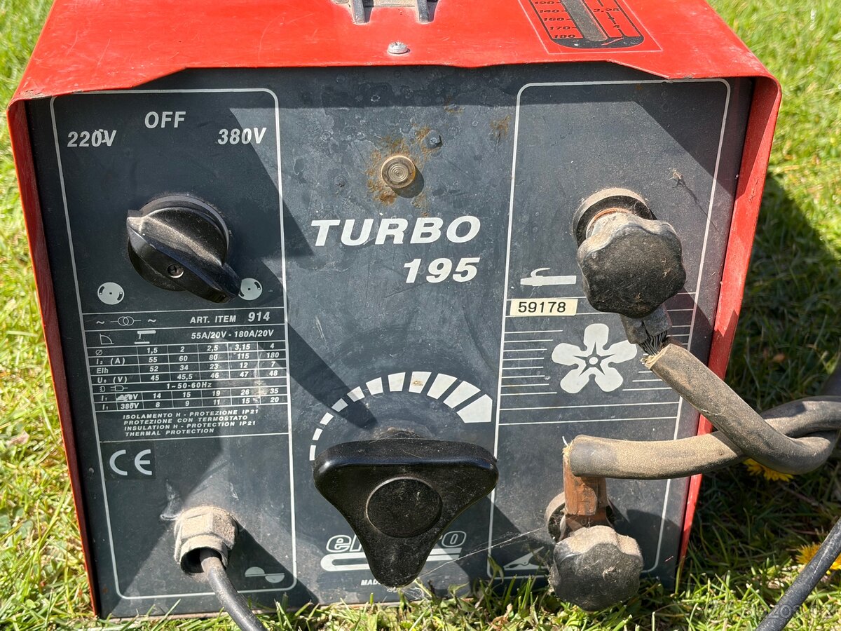 Svářečka Elettro Turbo 195 - 2