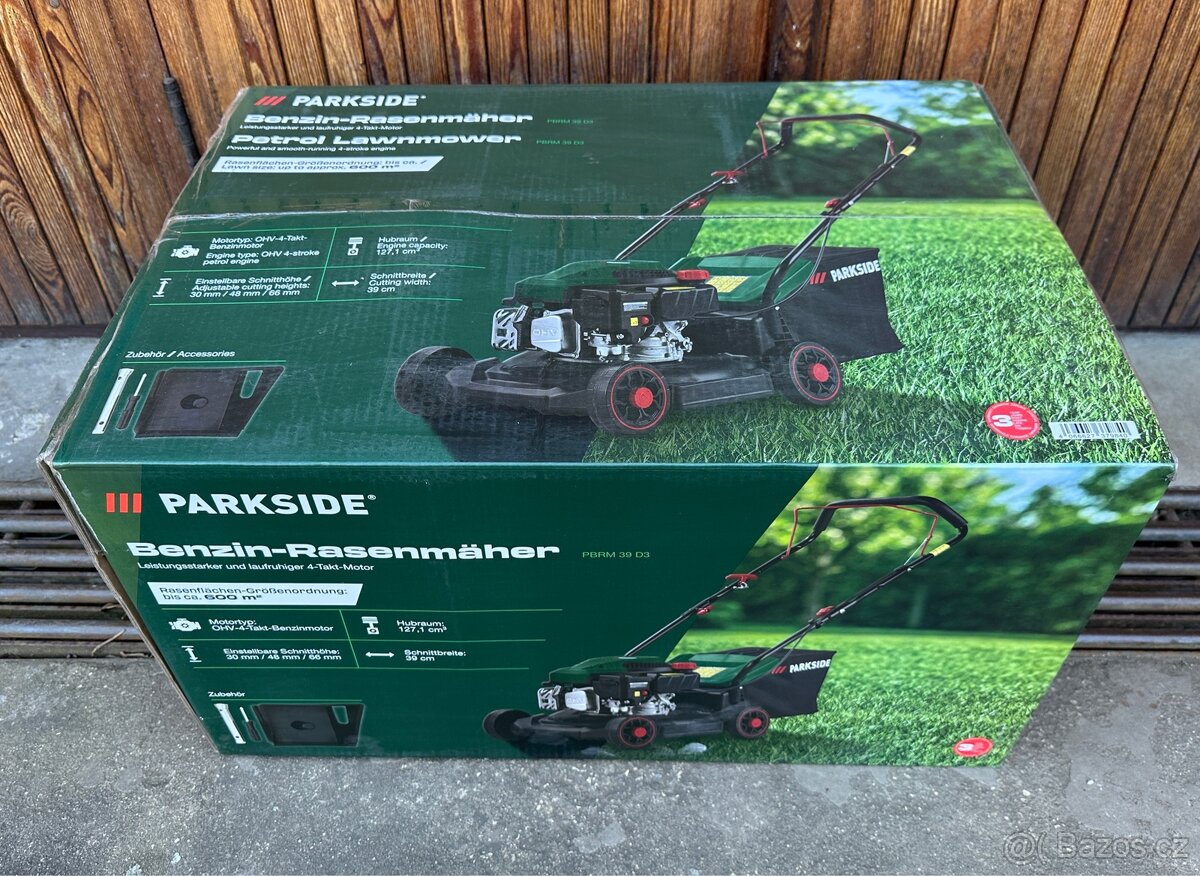 Benzínová sekačka na trávu Parkside - NOVÁ - 2