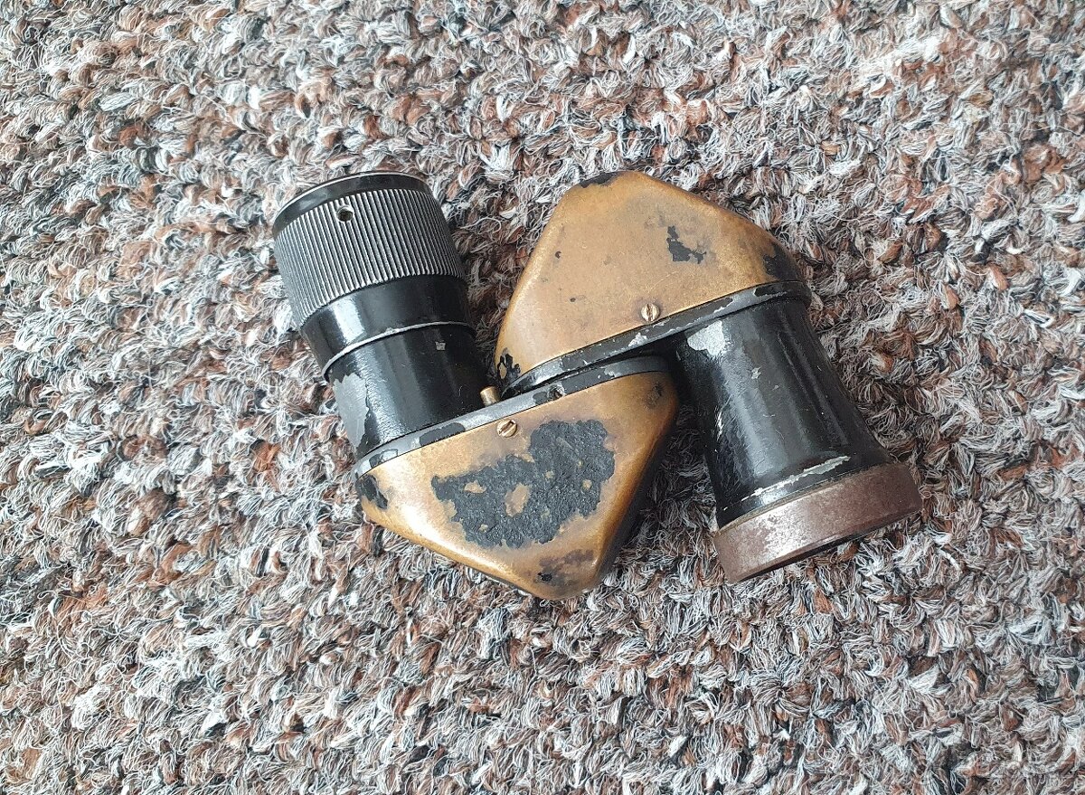 Monokulár 8x20 Goerz Bratislava, starý skládací cvikr - 2