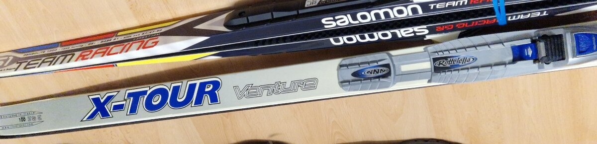 Dětské běžky Salomon 131 a Rossignol 186 cm - 2