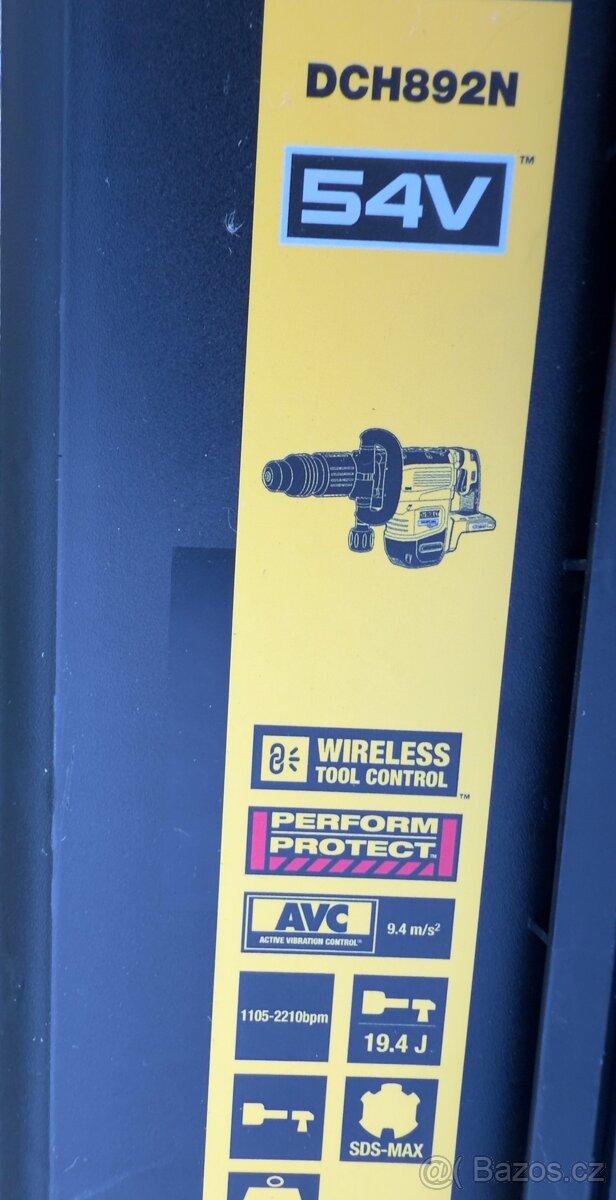 Dewalt DCH892 bouraci kladivo sds max - 2