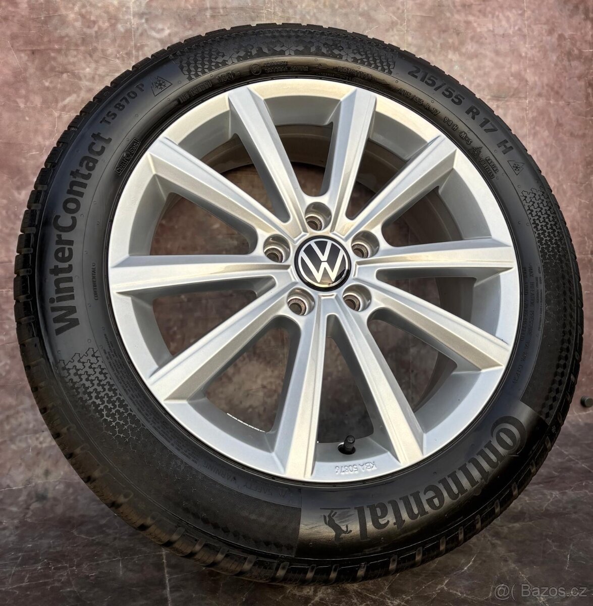 Zimní originál sada alu Volkswagen Passat B8 215/55R17 - 2
