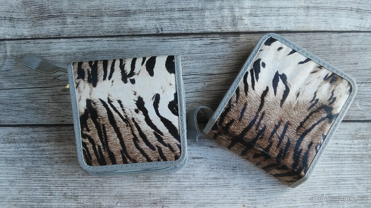 Pouzdro na CD/DVD, 20ks, tygří motivy - 2