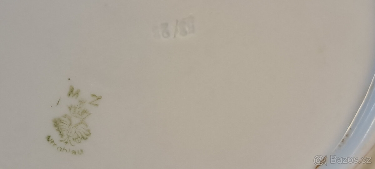 Starožitné talíře kameninové, porcelánka Stará Role - 2