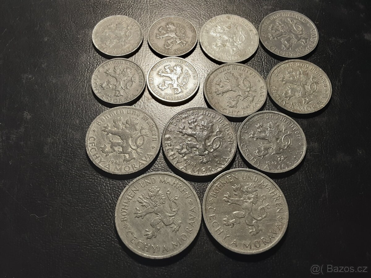 Mince-protektoratu Čechy a Morava-sbírka - 2
