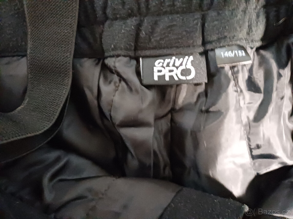 Černé oteplovačky zn. Crivit vel. 134/140 - 2