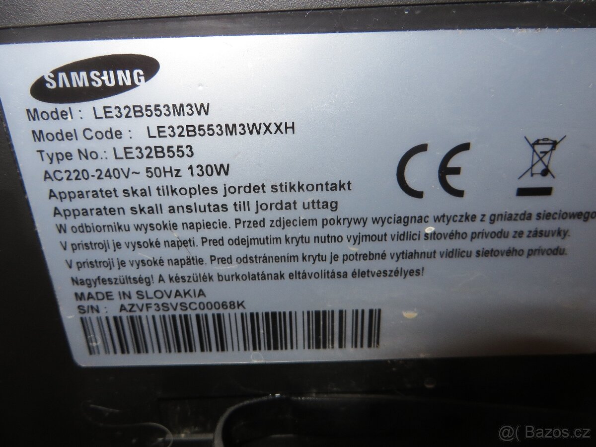 Televize - SAMSUNG - 32 palce - 2