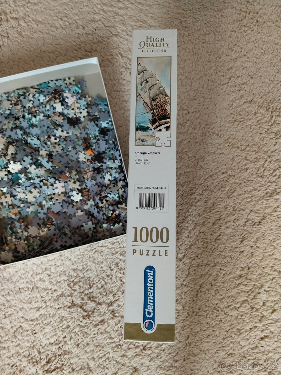 Puzzle 1000ks PLACHETNICE, NEW - 2