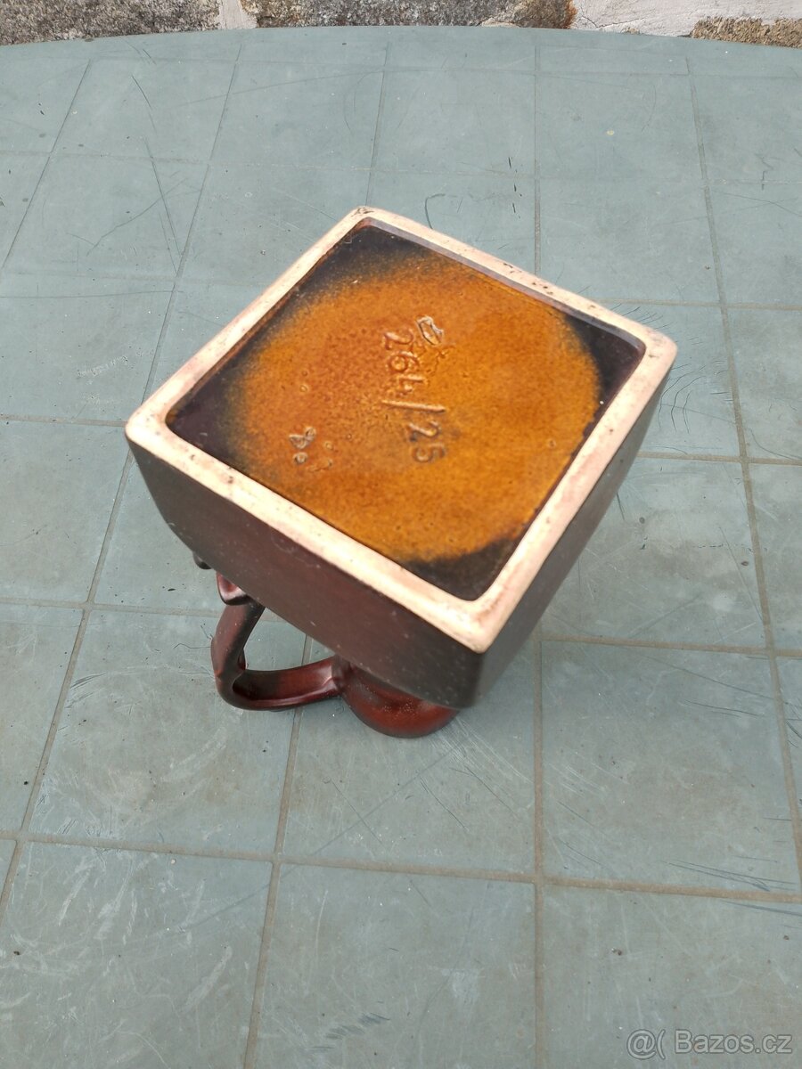 Orientální kameninový džbánek, karafa - 2