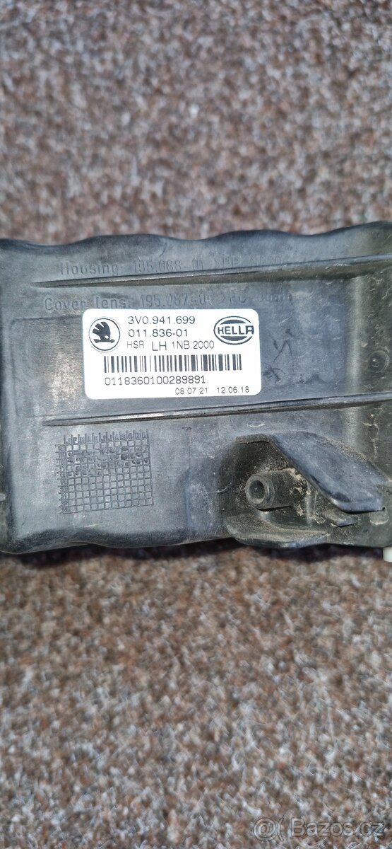 Mlhovka levá SUPERB III 15 - 3V0941699 - 2