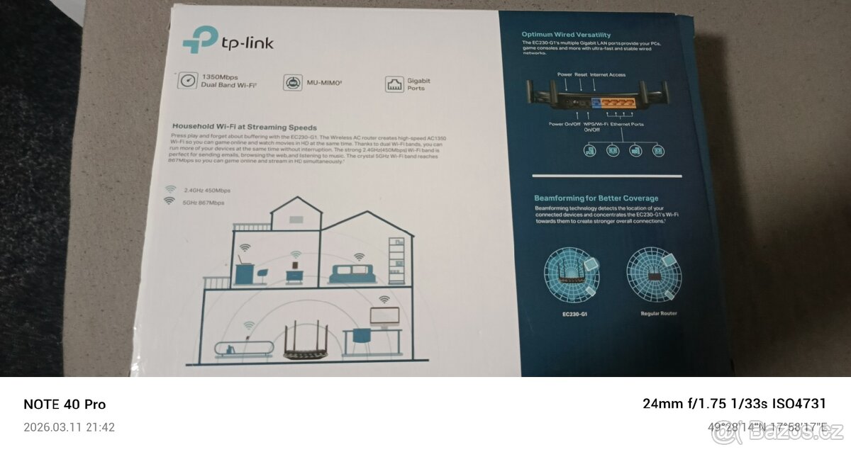 Router tp-link AC1350 - 2