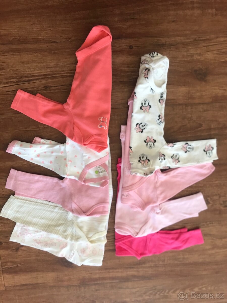 Prodám sadu oblečení 11 ks pro holčičku, vel. 62 - 2