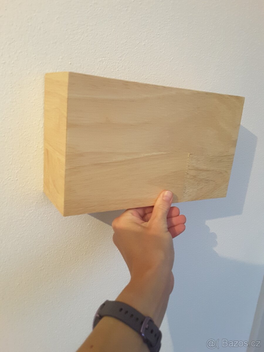 Nástěnné svítidlo dřevěné 2 ks - 2