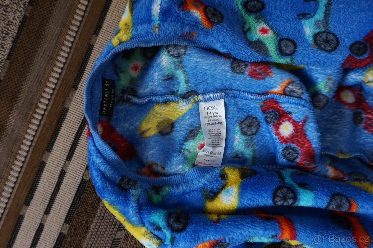 teplejší overal s autíčky, vel. 104 - 2