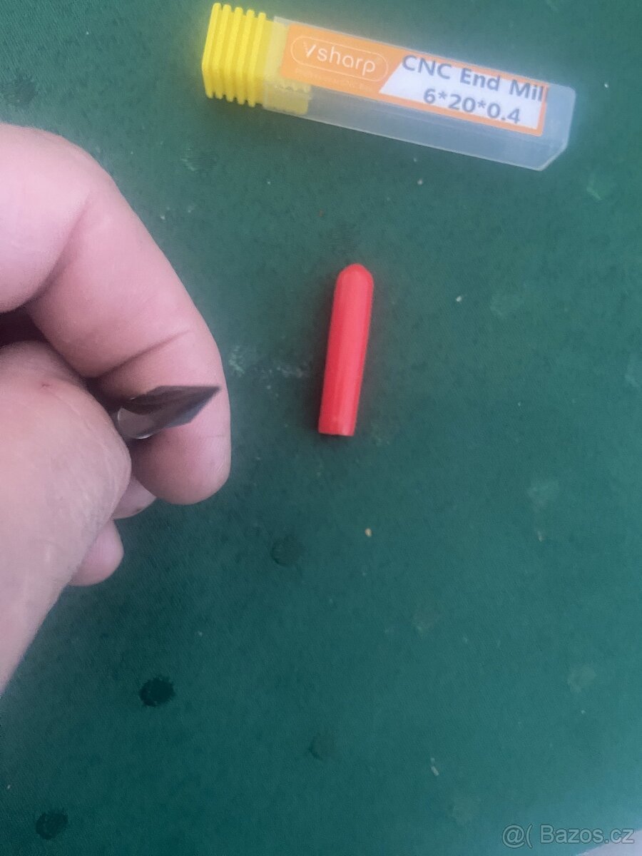 Fréza s hrotem V-Tip 6mm - 2