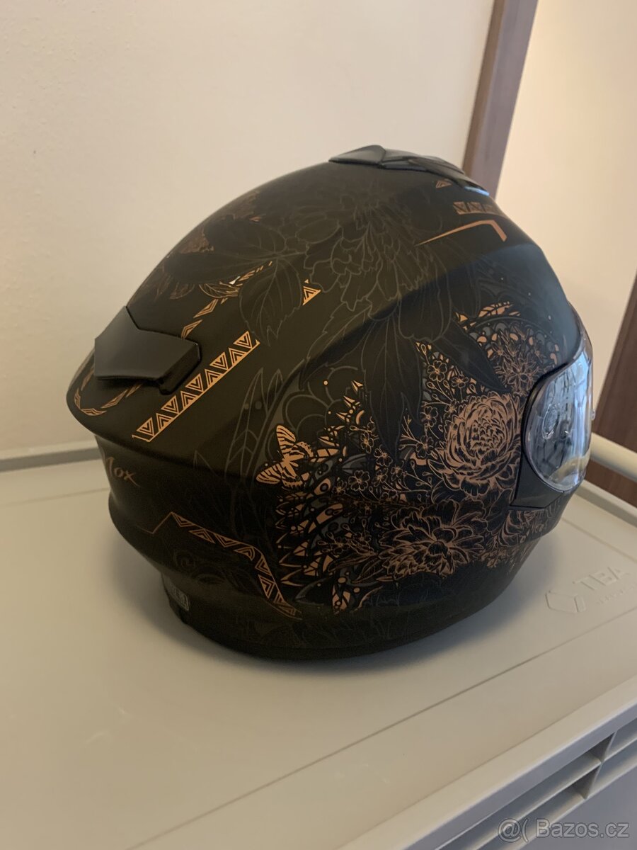 přilba N918 BLOOM, NOX (černá matná, bronzová) - 2