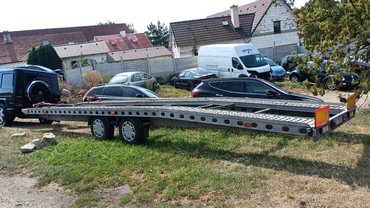 Vlek přepravník vozík na 2 auta 3.5 t - 2