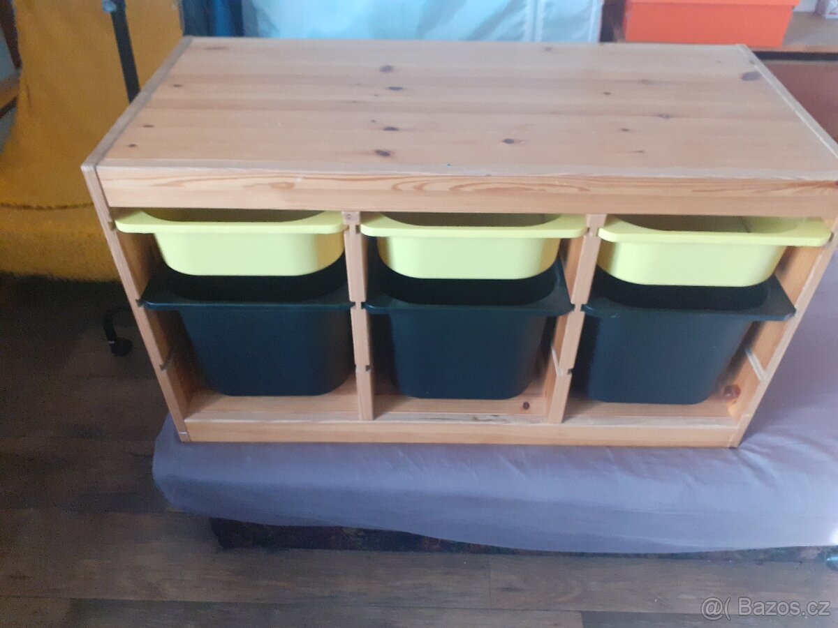 Ikea úložná sestava Trofast borovice. - 2