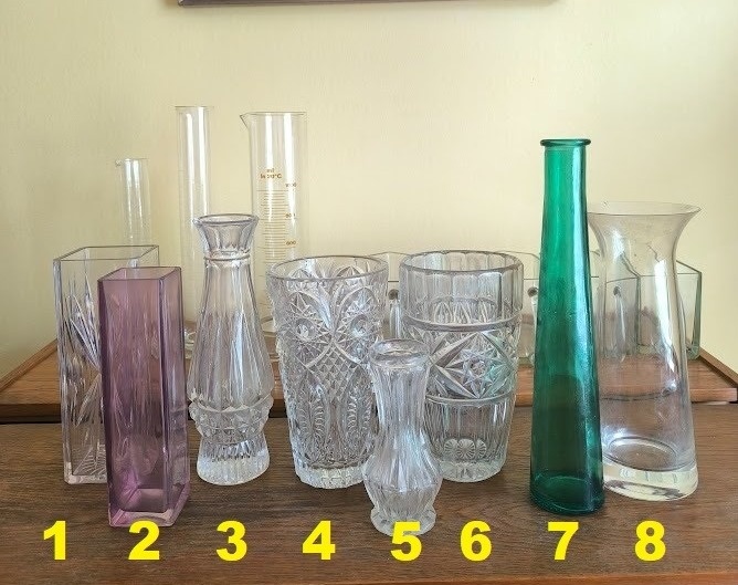Skleněné Vázy, keramika - 2