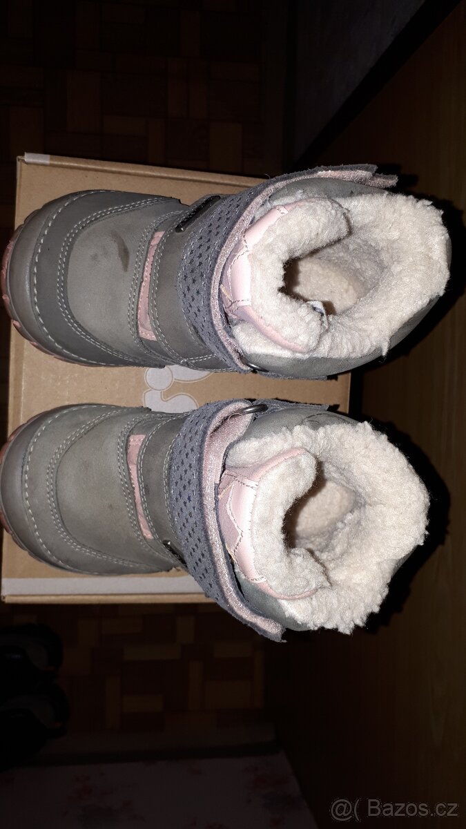 Zimní divčí boty vel.24 - 2