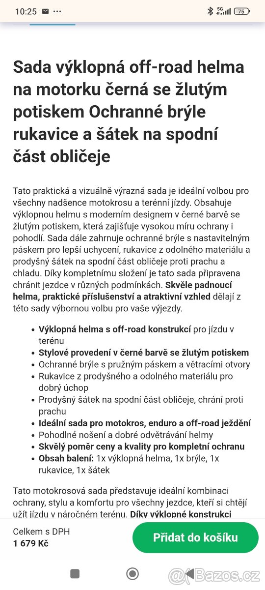 Offroad helma velikost 57-58 cm - 2